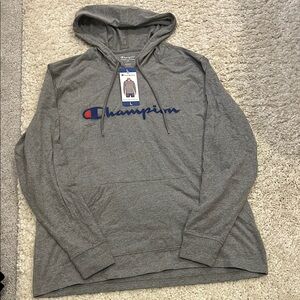 Champion lightweight Gray Athletic Hoodie